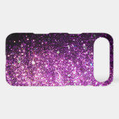 Pink Purple Glitter Sparkle iPhone Case (Back (Horizontal))