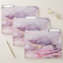 pink ,purple , golden marble