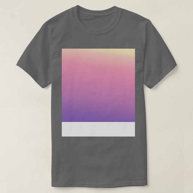Pink Purple Gradient Pattern Fade T-Shirt (Design Front)