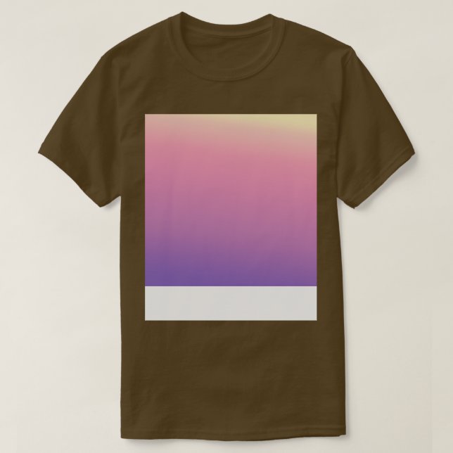 Pink Purple Gradient Pattern Fade T-Shirt (Design Front)