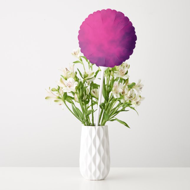 Pink Purple Gradient Round Balloon – Customizable (Vase)
