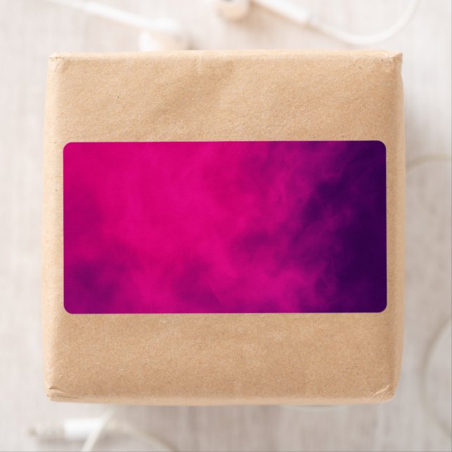 Pink Purple Gradient Shipping Labels – Customize (Insitu)