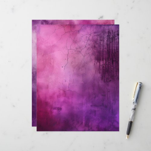 Pink &amp; Purple Grungy Background Scrapbook Paper