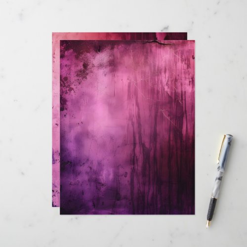 Pink &amp; Purple Grungy Background Scrapbook Paper
