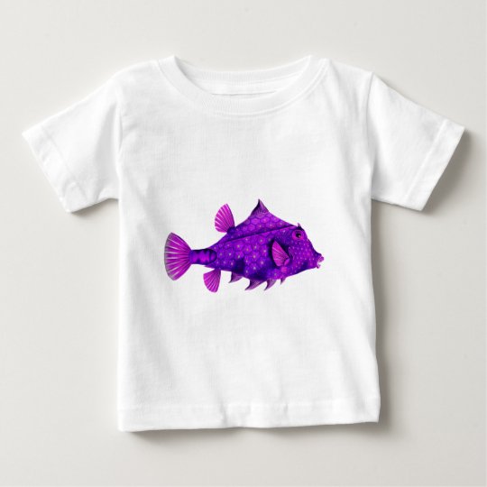 Pink & Purple Humpback Turretfish Baby T-Shirt