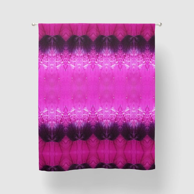 Pink & Purple Ikat Blackout Curtains (Front)
