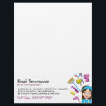 Pink Purple Janitorial Brand for Cleaning Letterhead<br><div class="desc">Pink Purple Janitorial Brand for Cleaning</div>