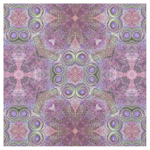 Pink & Purple Jewel Pattern Car Fabric