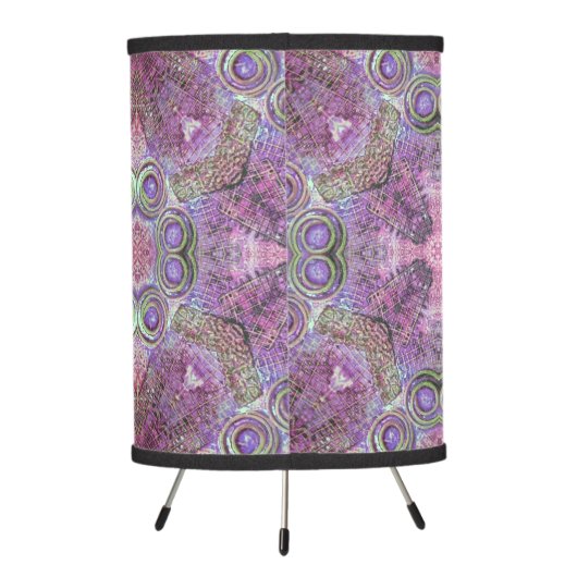 Pink & Purple Jewel Pattern Lamp (Back)