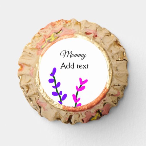 Pink purple lavender mommy mothers day mom gift reeses peanut butter cups