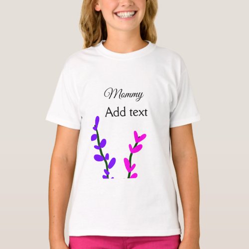 Pink purple lavender mommy mothers day mom gift T_Shirt