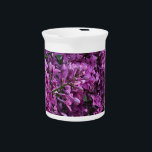Pink purple lilacs | romantic pink floral photo beverage pitcher<br><div class="desc">The smell of Spring is in the air! - romantic pink purple lilac photo
by H Cooper</div>