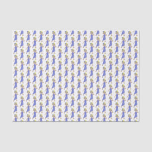 Pink Purple Lyrical Modern Dancer Cute Dance Girl Tissue Paper