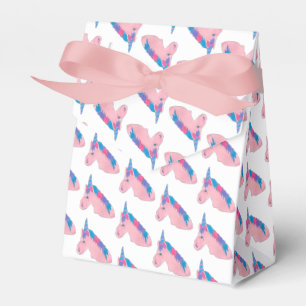 Pink Purple Magical Horse Unicorn Birthday Party Favor Boxes