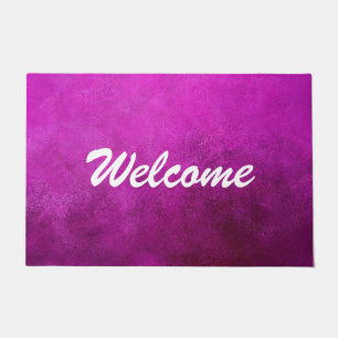 Pink Purple Modern Professional Minimalist Doormat