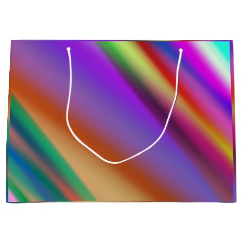 Pink Purple multicolored abstract pattern editable Large Gift Bag