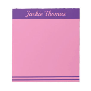 Pink & Purple Notepad
