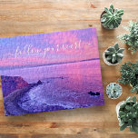 Pink Purple Ocean Beach Sunset Follow Your Heart Jigsaw Puzzle<br><div class="desc">“Follow your heart.” That’s the message of this beautiful, stunning, chic, motivational photography jigsaw puzzle of a gorgeous pink and purple softly lit Palos Verdes, California, ocean sunset. Makes a great gift! Comes in a special gift box. You can easily personalize this jigsaw puzzle. Please message me with any questions...</div>