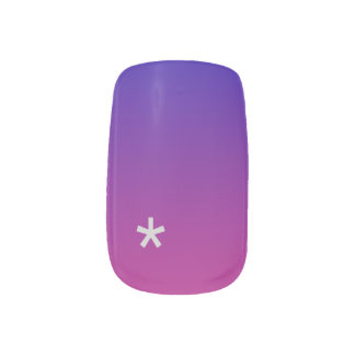 Pink & Purple Ombre Nails 1 Minx Nail Art