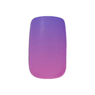Pink & Purple Ombre Nails Minx Nail Art