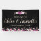 Pink Purple on Black Floral Engagement Party