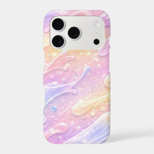 Pink & purple pastel colors AI art iPhone 17 Pro Case