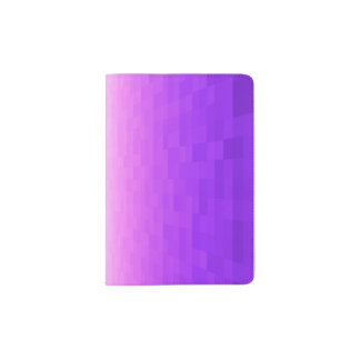 pink & purple | pixel square blocks planes | passport holder