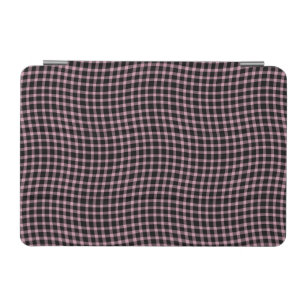 Pink Purple Plaid Checker Seamless Pattern iPad Mini Cover