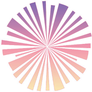 Pink Purple Shine Sun T-Shirt   Vibrant Glow Art Tri-Blend Shirt