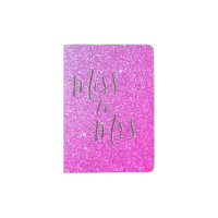 Pink Purple Sparkle Glitter Miss to Mrs