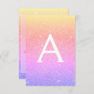 Pink Purple Sparkle Glitter Sweet Sixteen Birthday Invitation