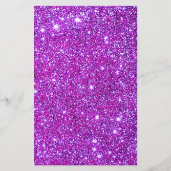 Pink Purple Sparkly Glam Glitter Designer Flyer by CricketDiane at Zazzle