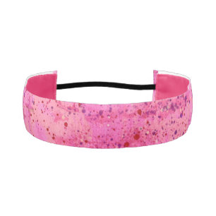 Pink Purple Splatter Abstract Headband