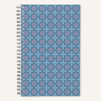 Pink & Purple Square Pattern Notebook