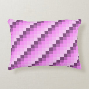 Pink & Purple Squares Accent Pillow