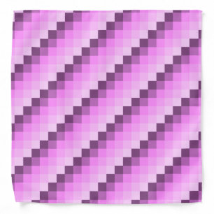 Pink & Purple Squares Bandana