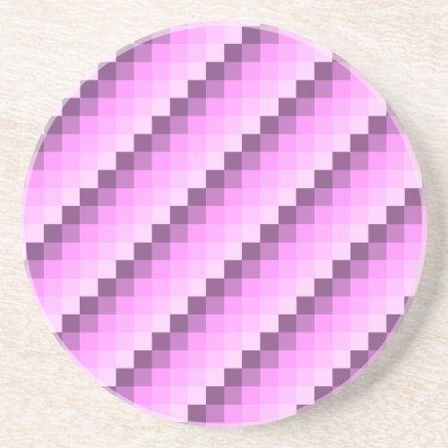 Pink  Purple Squares Coaster