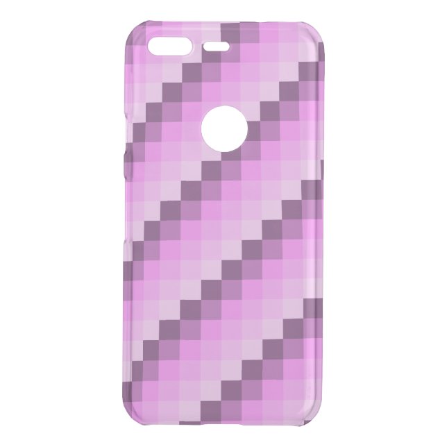 Pink & Purple Squares Uncommon Google Pixel Case (Back)