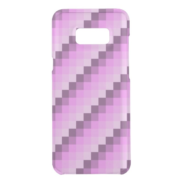 Pink & Purple Squares Uncommon Samsung Galaxy Case (Back)