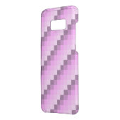 Pink & Purple Squares Uncommon Samsung Galaxy Case (Back/Left)