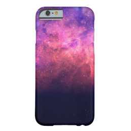 Pink Purple Starry Sky Cosmic Galaxy Sky Fire Glow Barely There iPhone 6 Case