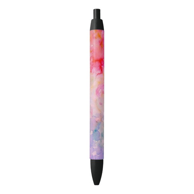 Pink purple, teal green and peach pen (Front Vertical)