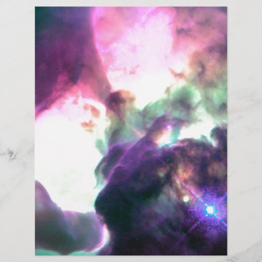 Pink Purple Teal Nebula (Front)