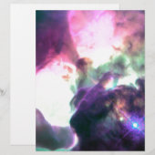 Pink Purple Teal Nebula (Front/Back)