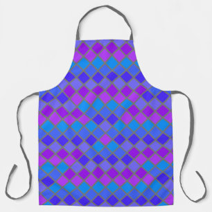 Pink Purple Turquoise Mosiac Apron