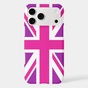 Pink & Purple Union Jack/Flag iPhone 17 Pro Max Case