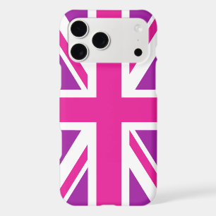 Pink & Purple Union Jack/Flag iPhone 17 Pro Max Case