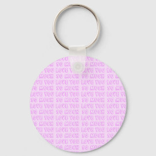 Pink - Purple Valentine's Day Keychain