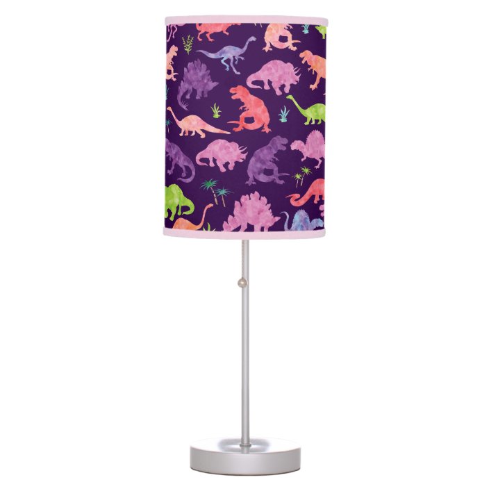 purple kids lamp
