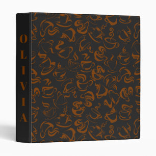 Pink & Purple Watercolor Floral Bouquet 3 Ring Binder